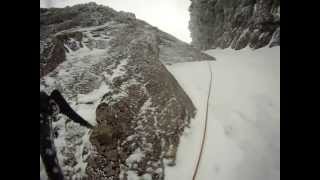 Ice climbing on Gardyloo Gully Ben Nevis [upl. by Atiuqnahs]