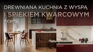 Drewniana kuchnia z blatem ze spieku kwarcowego  Project Tour 19 [upl. by Eugen]