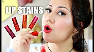 CLARINS New WATER LIP STAINS  300 Kisses Proof vs Lip Oils Product Talks [upl. by Nannek384]