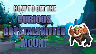 How To Unlock A Hidden WoW Mount  Curious Crystalsniffer  Zereth Mortis [upl. by Ordway]