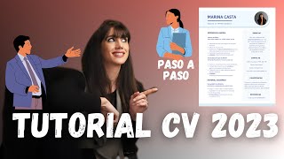 TUTORIAL CV 2023  Paso a Paso  Curriculum Perfecto🔝💯 [upl. by Anail243]