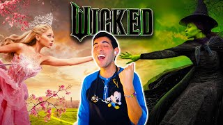 WICKED OFFICIAL TRAILER REACTION  Wicked Movie 2024 [upl. by Okihcim]