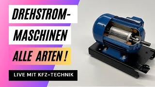 Drehstrommaschinen Welche Arten gibt es  Erklärung Elektromotor  Drehstrommotor [upl. by Monte]