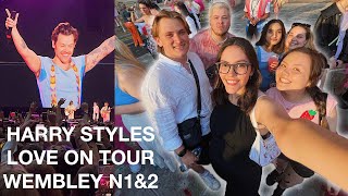 Harry Styles Love On Tour Wembley Night 1  2  HSLOT Vlog 2023 💖🎸🥝💥🪩🛰️🖤🍒🎺 [upl. by Aket]