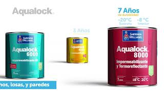 Familia de Impermeabilizantes Aqualock  SherwinWilliams [upl. by Kress945]