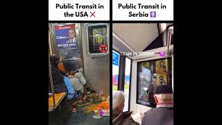 Public transport in USA vs Serbia bibleverse quotes bible real verseoftheday scripture [upl. by Singleton778]