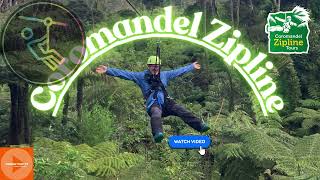 Coromandel Zipline coromandel corozip coromandelzipline zipline everyone coromandeladventure [upl. by Hare420]