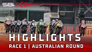 FULL HIGHLIGHTS Race 1 at Phillip Island 🤩  2024 AustralianWorldSBK 🇦🇺 [upl. by Ennair765]