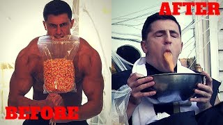 Eating 5 POUNDS of Candy Corn 8500 Calories  Bodybuilder VS Crazy Halloween Food Challenge Fail [upl. by Roland]