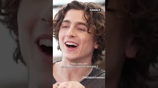 Timothée Chalamet can still speak French [upl. by Ainivad477]