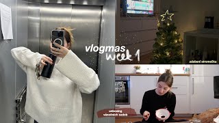 VLOGMAS 1 haul vánočních dekorací zdobení stromečku trhy I Adele Brandi [upl. by Adroj]