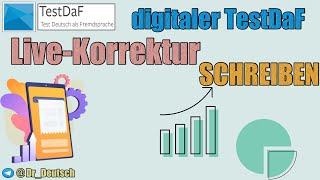 Digitaler TestDaF Schreiben Aufgabe 2 Korrektur [upl. by Akemyt]