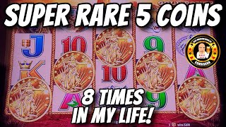 SUPER RARE 5 COINS  8 Times in My Life on Buffalo Slot Machines [upl. by Ellekcir778]