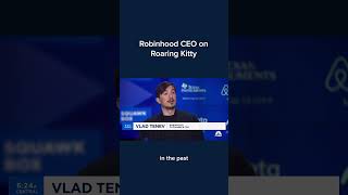 Robinhood CEO on Roaring Kitty [upl. by Goat]