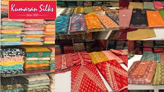 Kumaran Silks Chudithar Material Collections Pure silkSilk CottonChiffonGeorgetteRaw silk [upl. by Adnola]