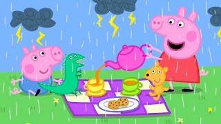 Picnic in the Thunderstorm 🐽 Peppa Pig and Friends Full Episodes [upl. by Yllas]