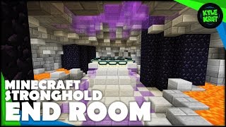 How To Transform a Minecraft STRONGHOLD  End Portal Room [upl. by Noskcaj241]