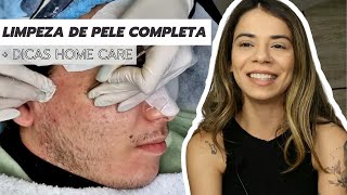 LIMPEZA DE PELE PERSONALIZADA  INDICAÇÃO HOME CARE NA PRÁTICA PELE OLEOSA E COM ACNE [upl. by Branen]