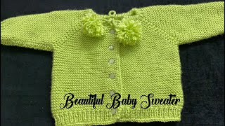 Knitting Very Simple amp Very Elegant Sweater For Babies  बच्चों के लिए बहुत ही प्यारा स्वेटर [upl. by Bithia185]