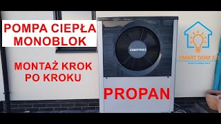 Pompa Ciepła monoblok  montaż krok po kroku [upl. by Dnalsor]