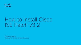 How to Install Cisco ISE Patch [upl. by Rheinlander600]