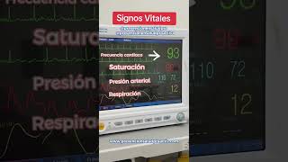 🩺SIGNOS VITALES en Monitor 🩺👩‍⚕️ [upl. by Aninahs241]