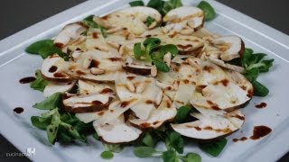 Porcini Mushroom Salad  italian recipe [upl. by Rexfourd]