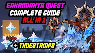 Complete Enkanomiya Quest Bathysmal Vishap Guide  Genshin Impact 24 [upl. by Jacquet737]