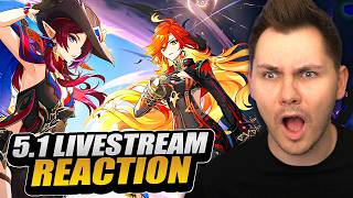 THE NEW GENSHIN IMPACT UPDATE LOOKS INCREDIBLE  51 LIVESTREAM REACTION [upl. by Marduk280]