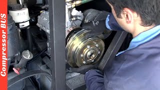 REPLACE Bus AC Clutch Without Removing Compressor EN [upl. by Yruama969]