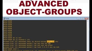 Advanced Network Object Group Practice  Intro to ASA Firewalls  Cisco Training Videos [upl. by Zuleika265]