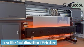 How the wide format textile sublimation printer working [upl. by Leonardo943]