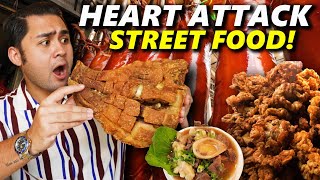 Manila Heart Attack Food Tour Best PUTOK BATOK Street Food of the Philipppines [upl. by Screens578]