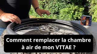 Comment remplacer la chambre à air de mon VTT ou VTTAE [upl. by Yoong]