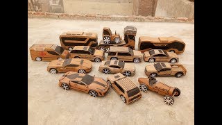 Amazingquot DIY Cardboard Car Collection  Diy Cardboard cars craft handmade [upl. by Norvun]