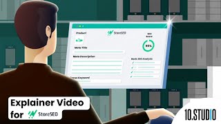 Animated SEO App Explainer Video Sample  10 Studio [upl. by Ruthven]