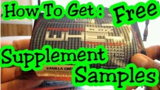 Bodybuilding Free Supplement Samples [upl. by Cailean]