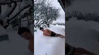 Amazing snow tips shortsvideo [upl. by Stout]