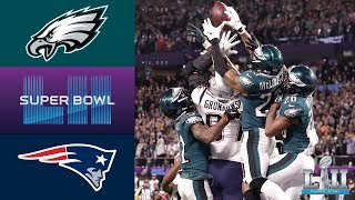 Eagles vs Patriots  Super Bowl LII Game Highlights [upl. by Kirima810]