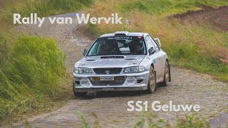 Rally van Wervik 2024 SS1 Geluwe  Bill Paynter amp Andy Hollingham  Subaru Impreza Onboard [upl. by Niboc]