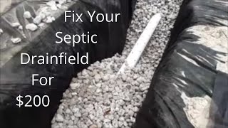 200 Septic Drain Field Repair for Beginners [upl. by Rosita]