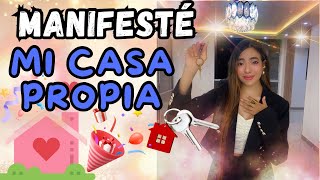 MANIFESTÉ COMPRAR MI CASA PROPIA 🏠🔑🎉🎊 [upl. by Aushoj]