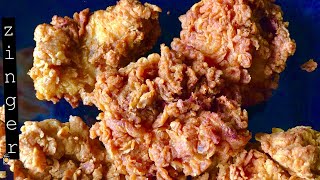 ZINGER FRIED CHICKEN Recipe  broasted Fried Chicken [upl. by Maryrose856]