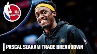 TRADE BREAKDOWN Pascal Siakam to the Indiana Pacers 👀 Bobby Marks details  NBA on ESPN [upl. by Tankoos]