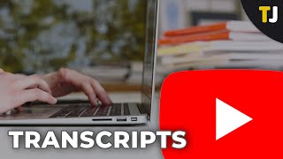 How to Get the Transcript of a YouTube Video [upl. by Ezechiel]