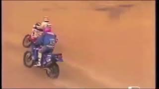 ParisDakar 1991Alessandro De Petri 🇮🇹  Yamaha Team BelgardaDanny LaPorte 🇺🇸Yamaha Team Sonauto [upl. by Esnofla741]