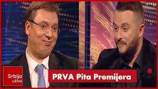 Aleksandar Vucic i Ivan Ivanovic  PRVA PITA PREMIJERA [upl. by Yral583]