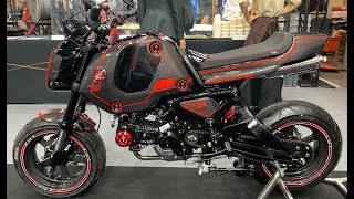 All New Honda GROM Custom 2021  New Honda MSX125 Custom Modified Cafe Racer Thai style [upl. by Kryska]