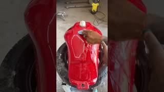 Pintura Tanque Fan 125🍒P3 pinturaautomotiva motos shorts viralvideo foryou fly lixamento [upl. by Ellinehc516]