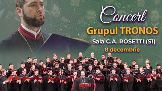 🔴 LIVE Grupul psaltic TRONOS  Concert de colinde la Palatul Parlamentului din București [upl. by Nobell338]